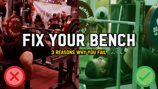 3 REASONS you are failing your bench press in competition (And how to fix it)