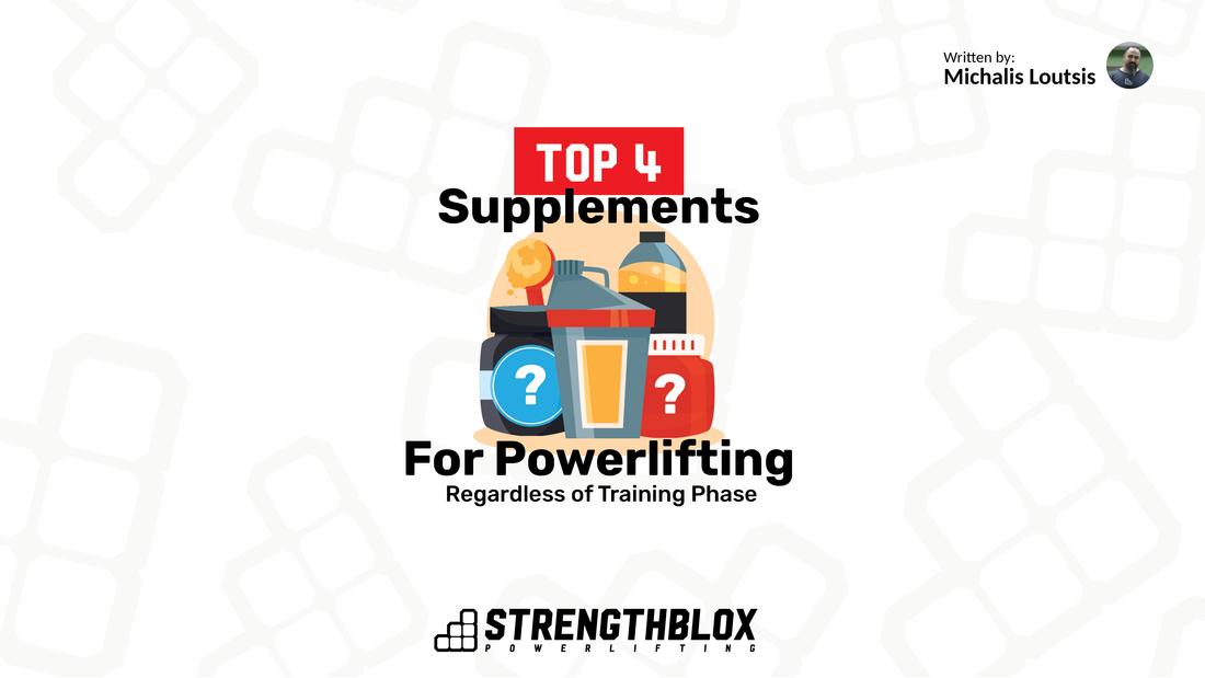 The Best 4 Supplements for Powerlifting!