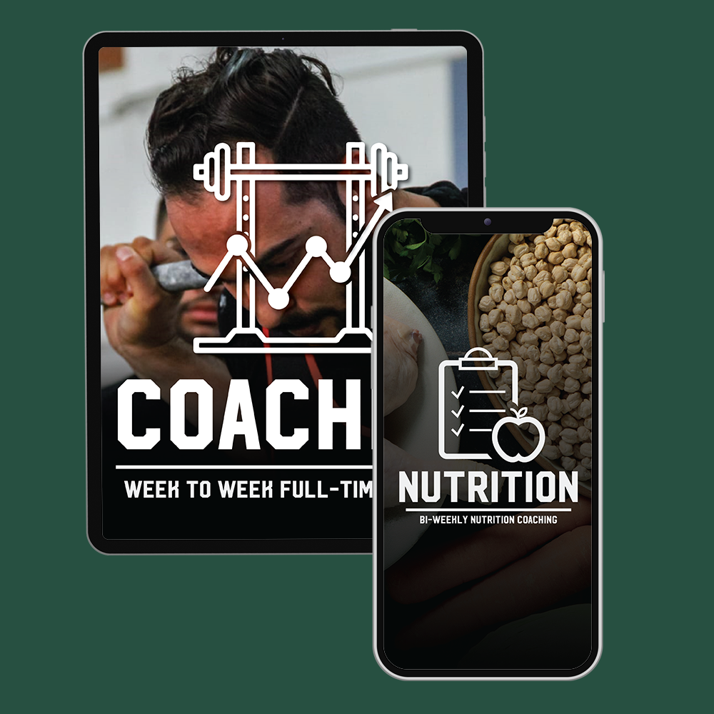 Weekly Powerlifting Coaching / Bi-Weekly Nutrition BUNDLE