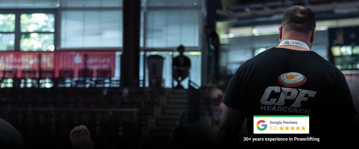 Cyprus Powerlifting Federation Headcoach Michalis Loutsis at the IPF World Powerlifting Classic 2025