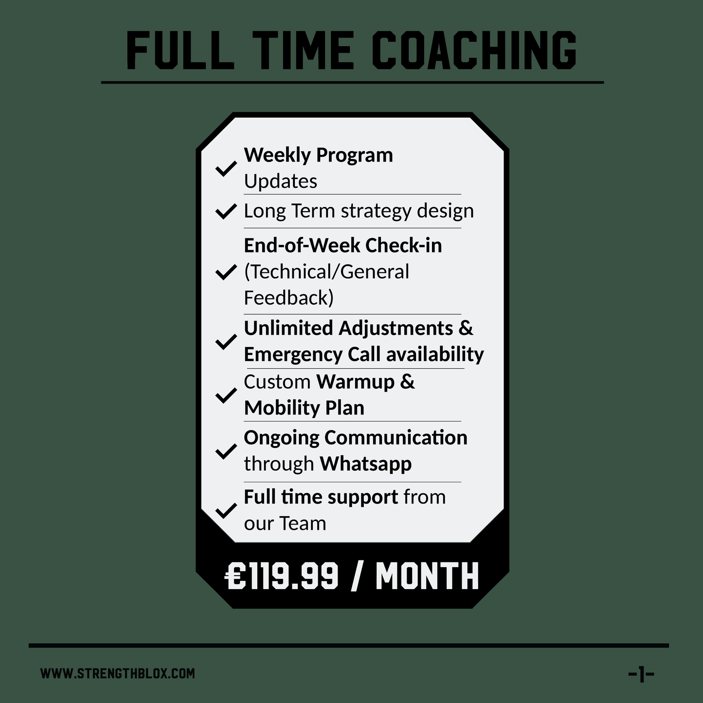Weekly Powerlifting Coaching