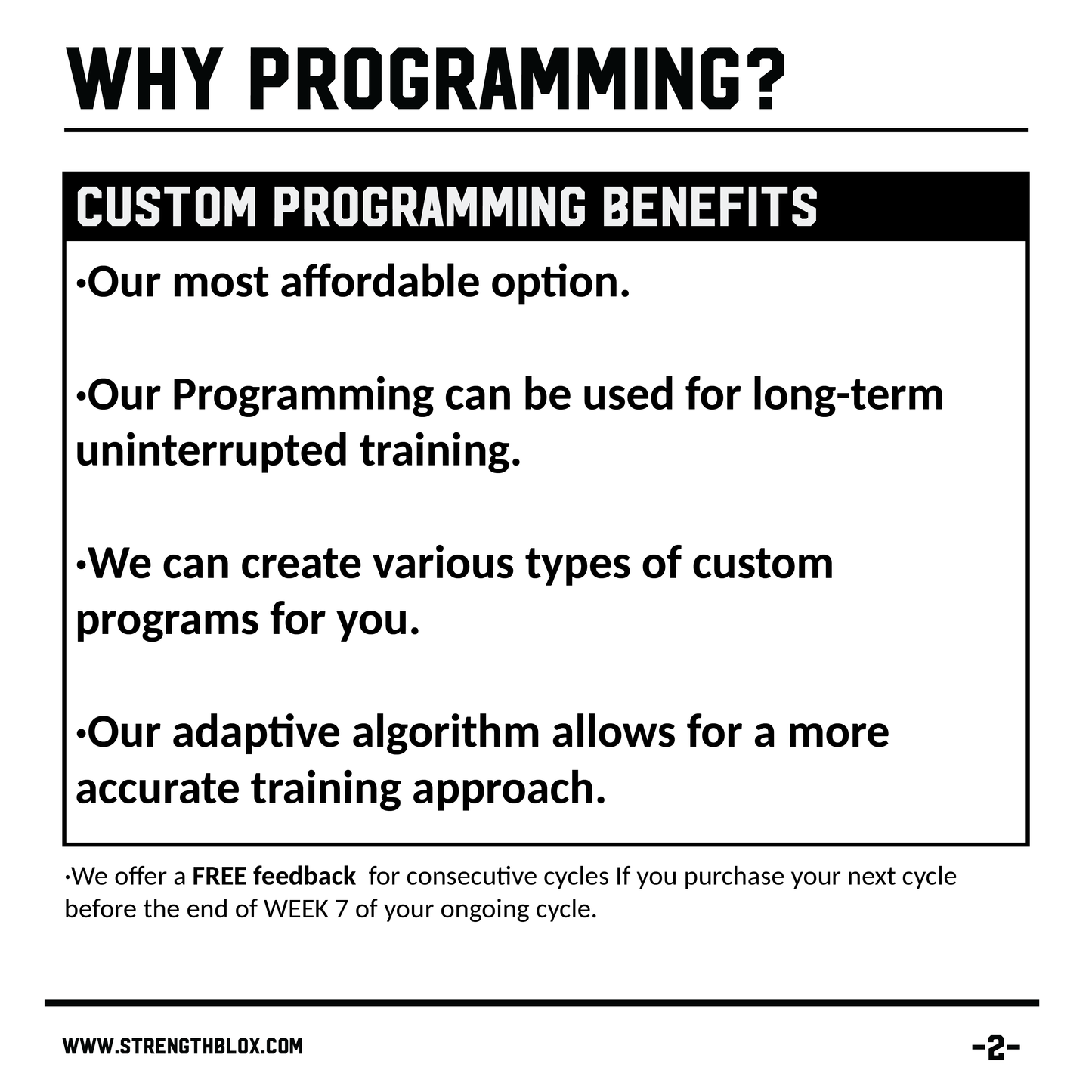 Custom Powerlifting Program