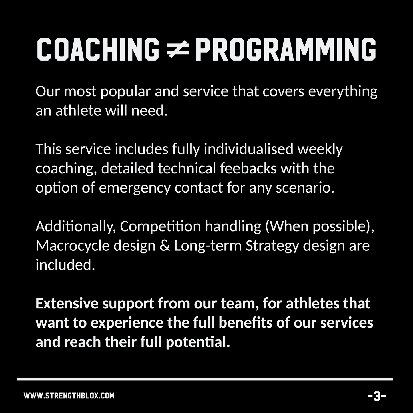 Weekly Powerlifting Coaching